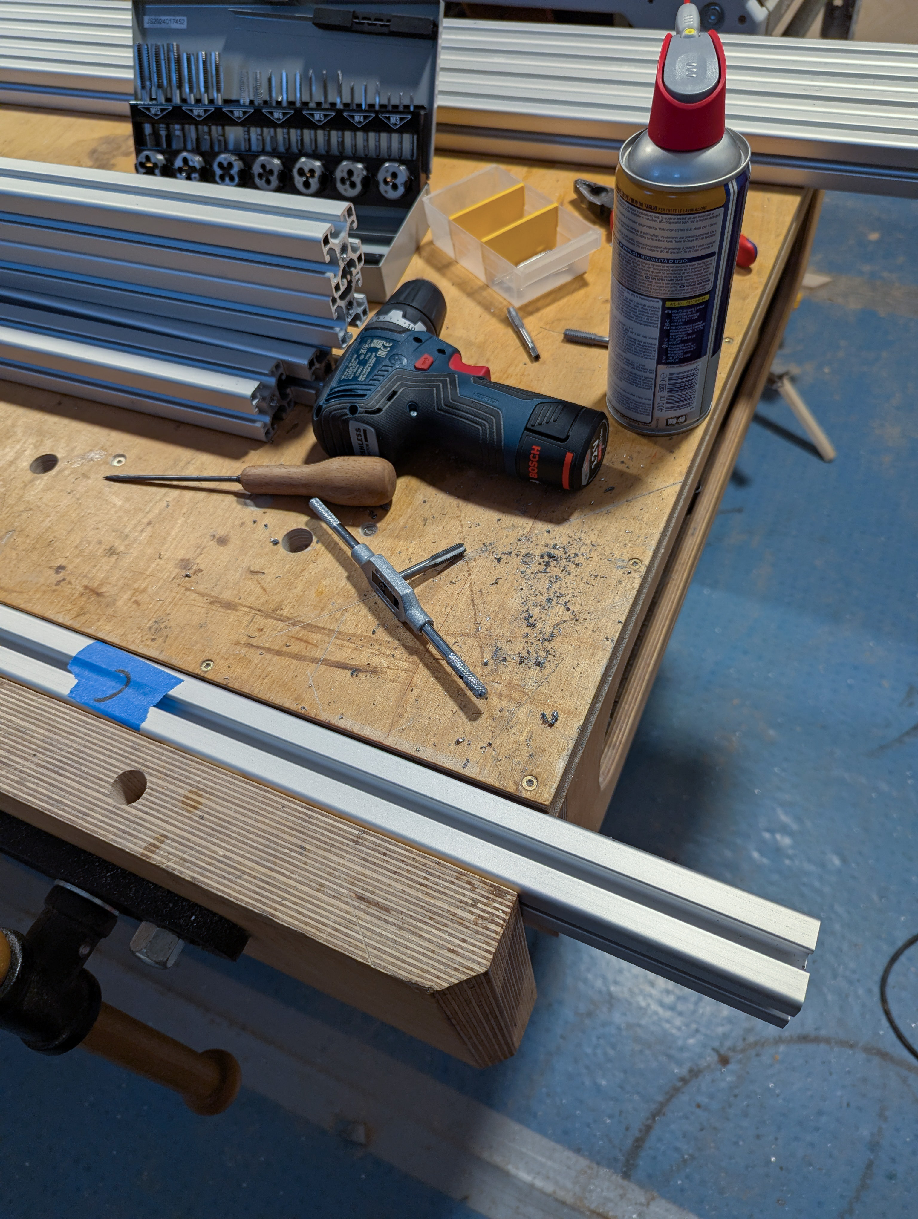 Holzwerken Kellerwerkstatt 033